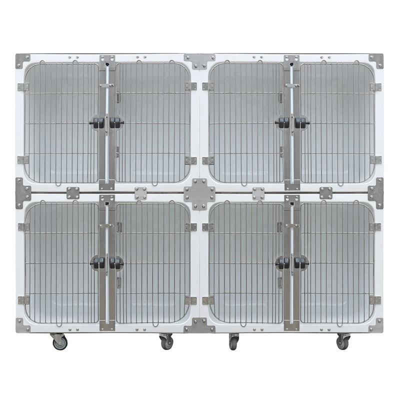 Ветеринарна водоустойчива модулна клетка за кучета от фибростъкло